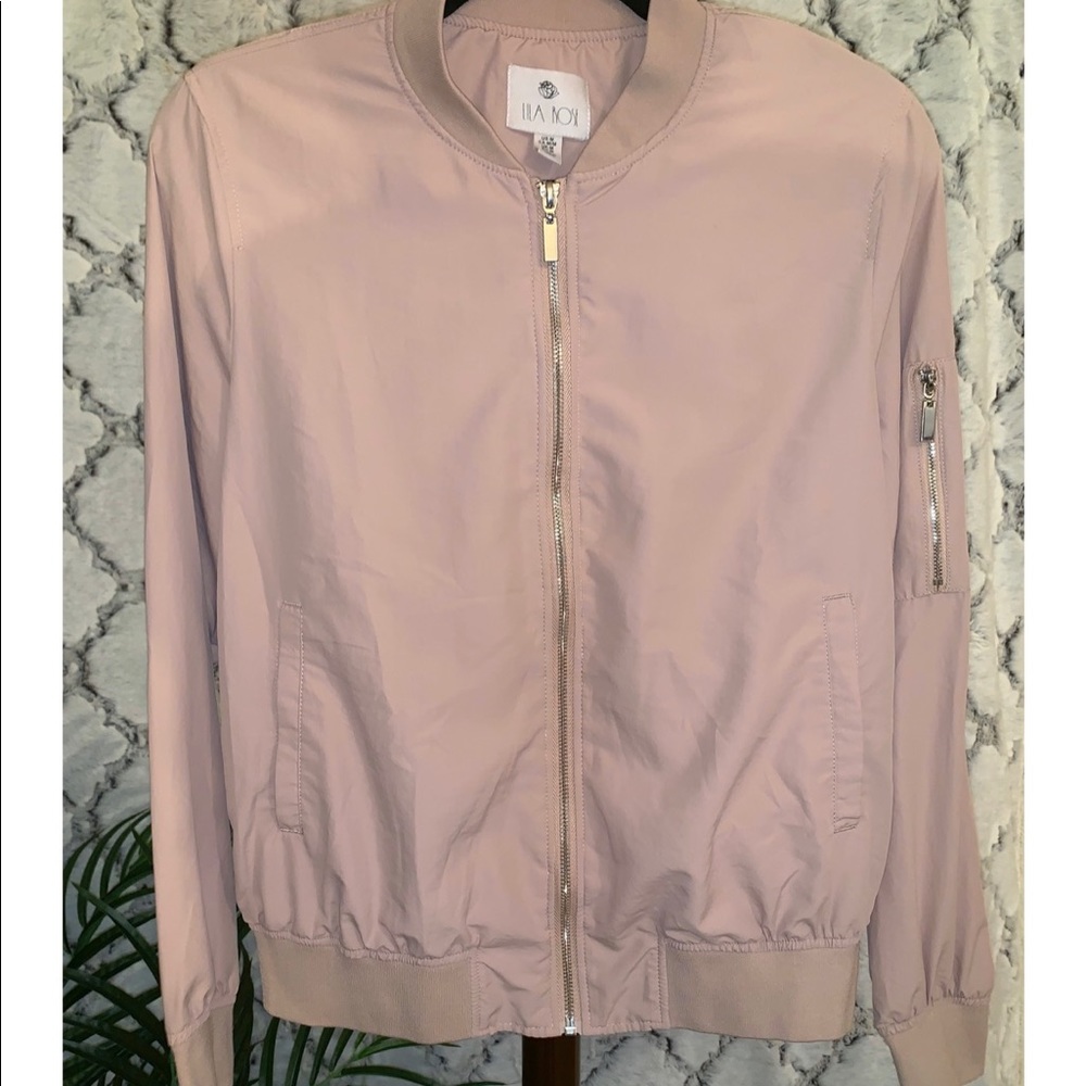 Blush Lightweight Bomber Jacket - image 5